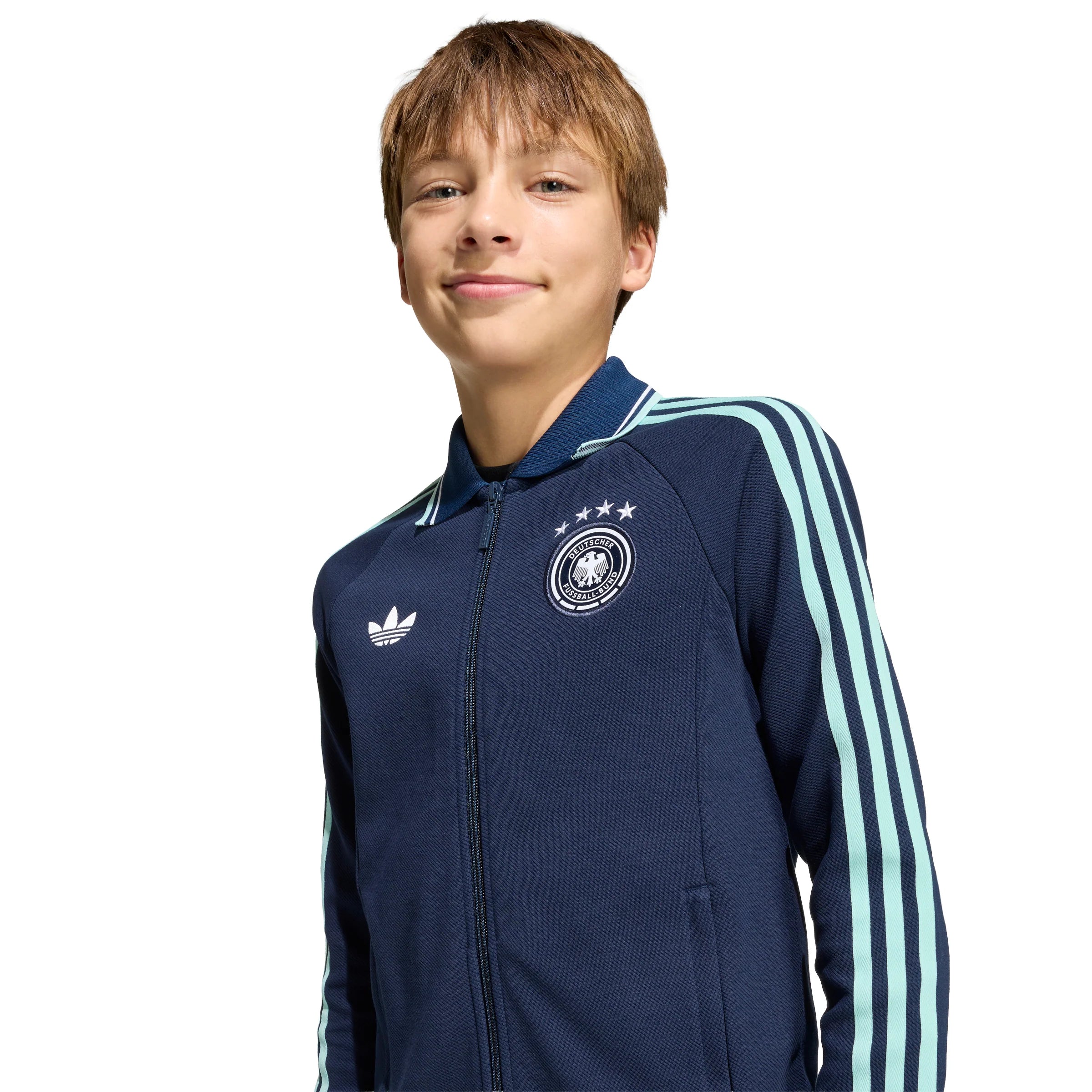 adidas Germany Away Anthem Soccer Jacket Navy