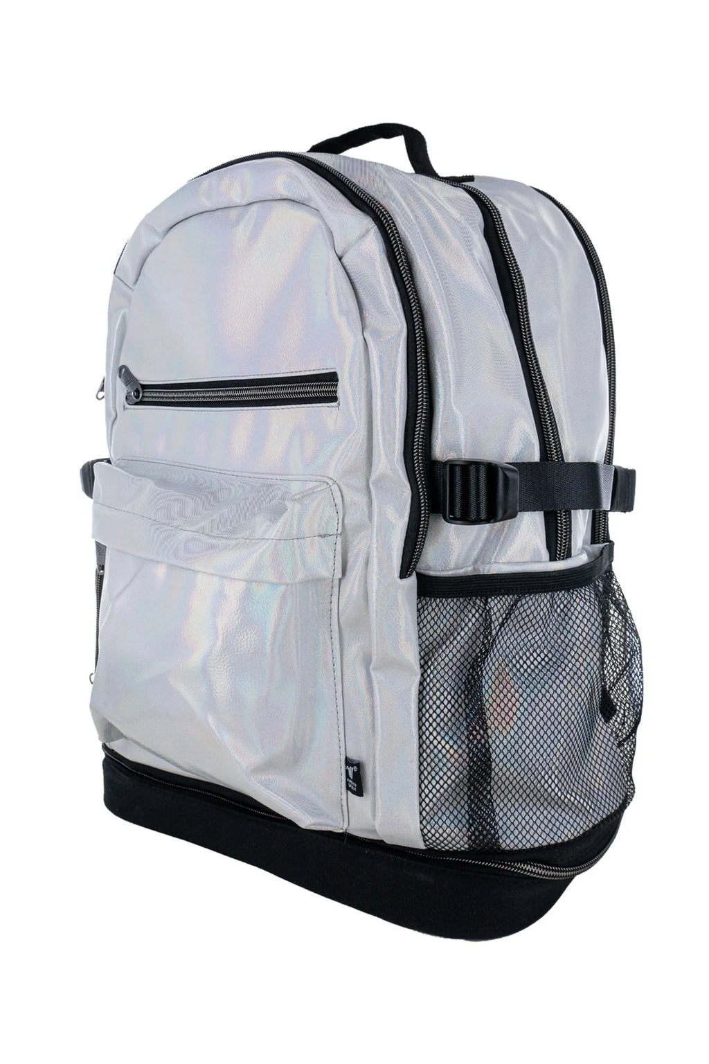 Varsity Silver Iridescent Backpack