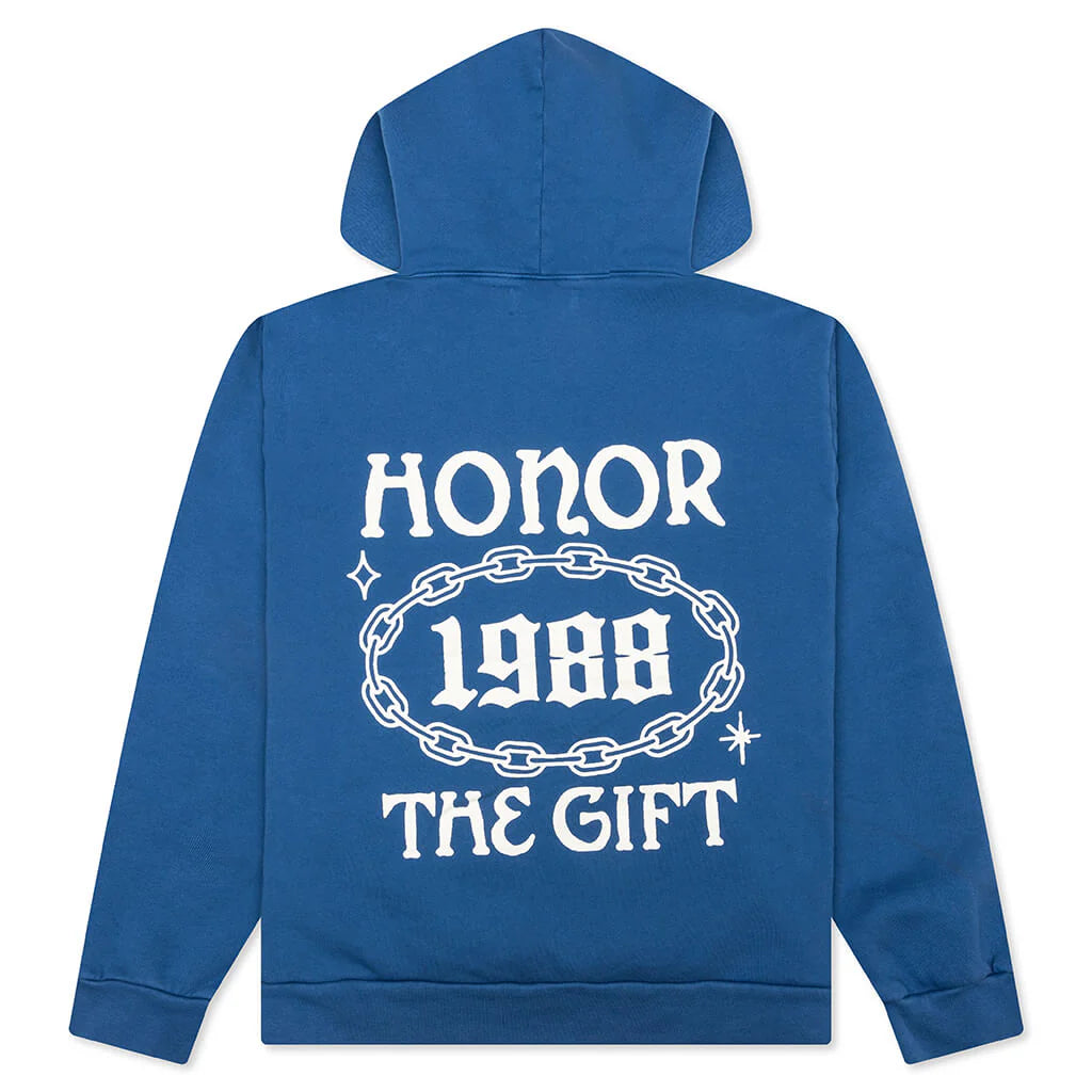 Chainlink Logo Hoodie Blue
