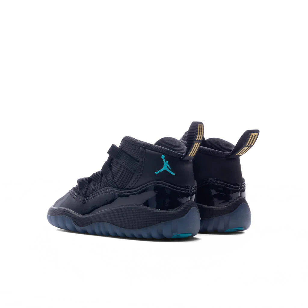 Air Jordan 11 Retro Gamma TD Black Gamma Blue Varsity Maize