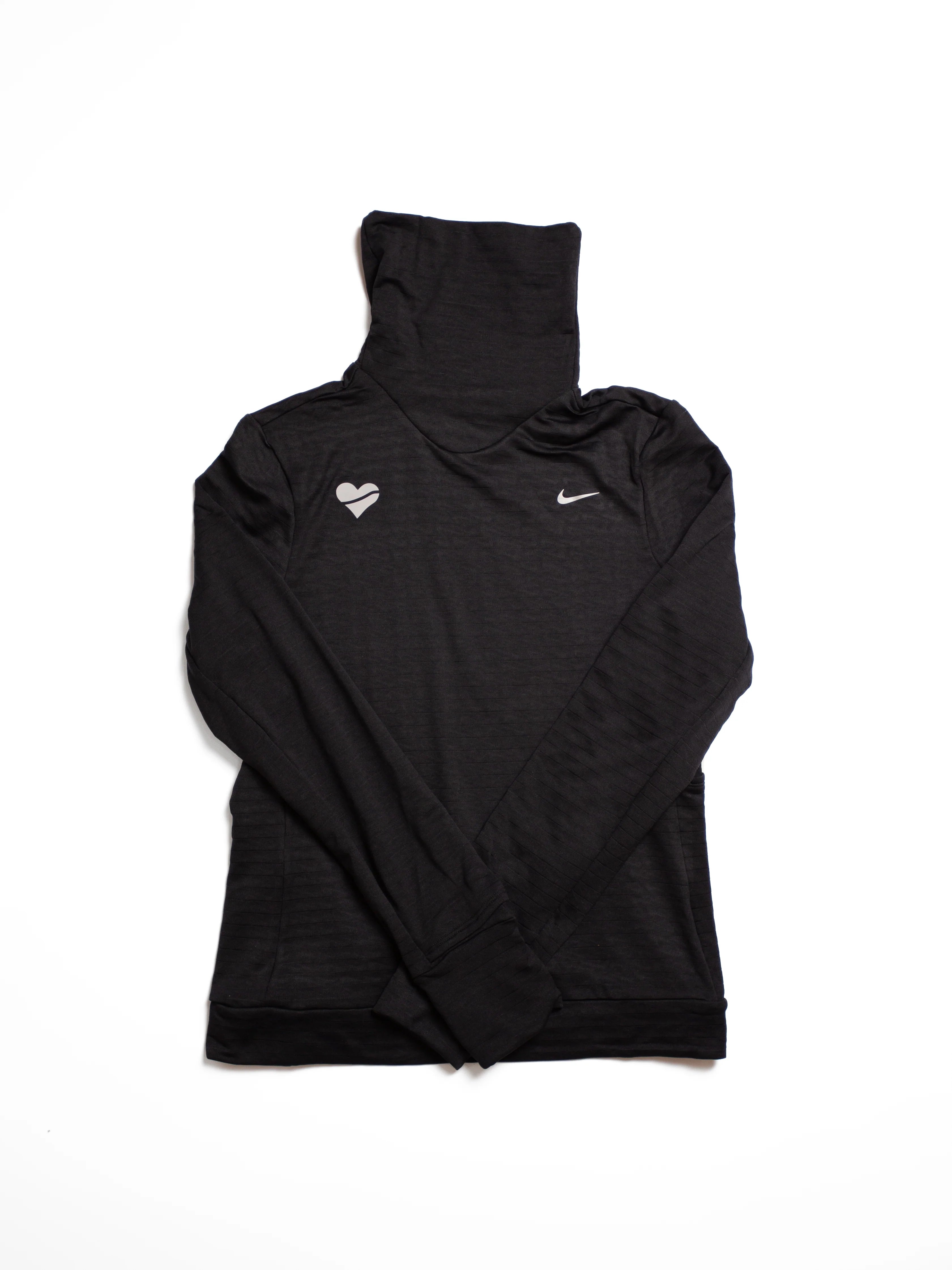 Nike Womens Therma FIT Swift Element Turtleneck Running Top