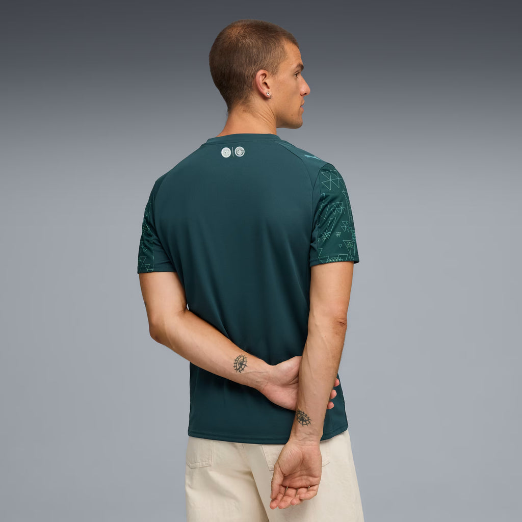 PUMA Manchester City 4th Mens Soccer Jersey 26 Green Terrain