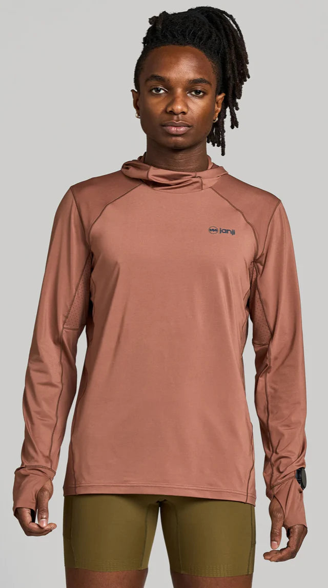 Janji Mens Sunchaser 50 Hooded Long Sleeve
