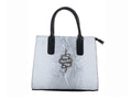 Bolsa Satchel Motola Serpiente Blanco para Mujer