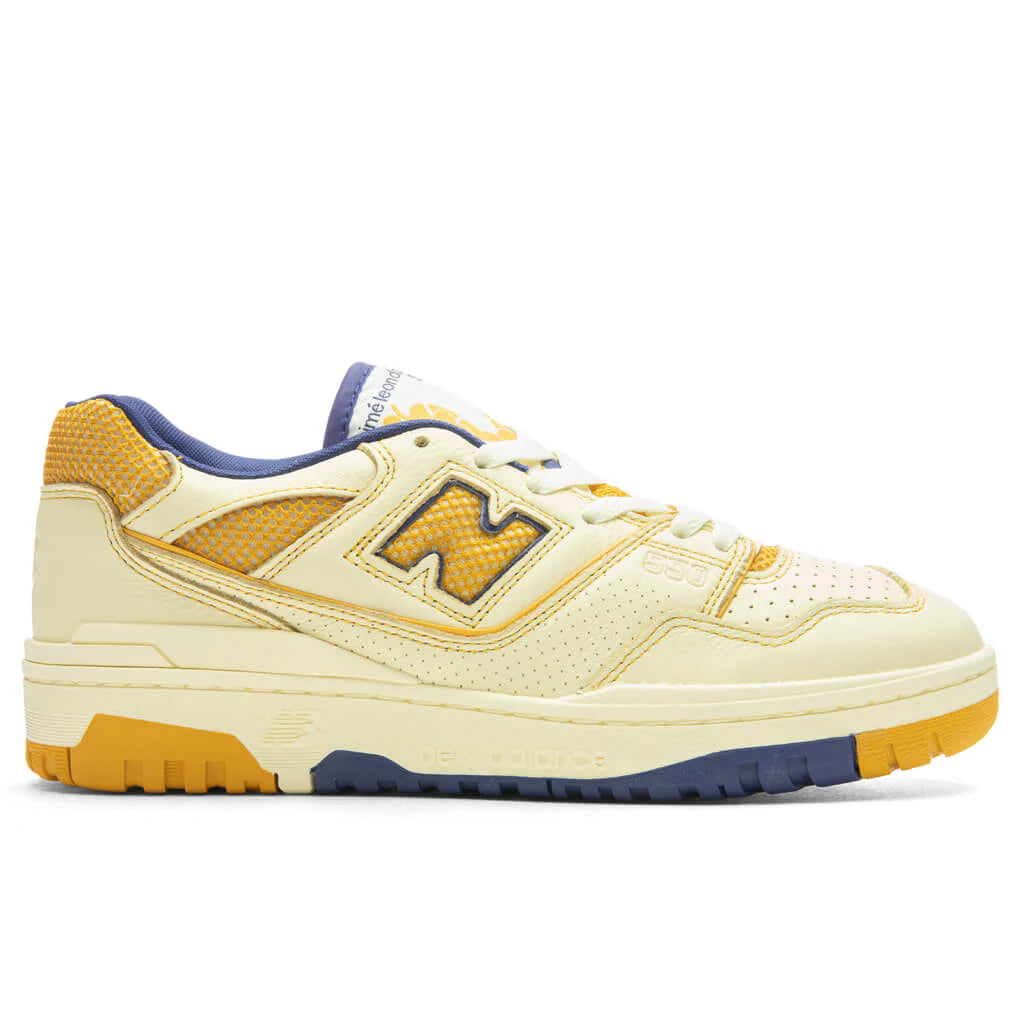 New Balance x Aime Leon Dore P550 Basketball Oxfords White Yellow