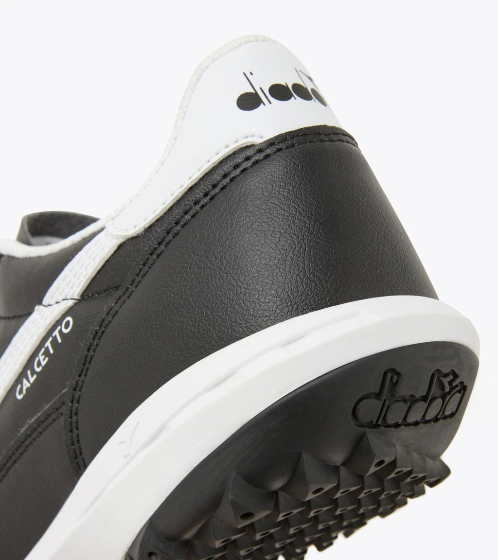 Diadora Calcetto II LT TF Turf Boots Black White
