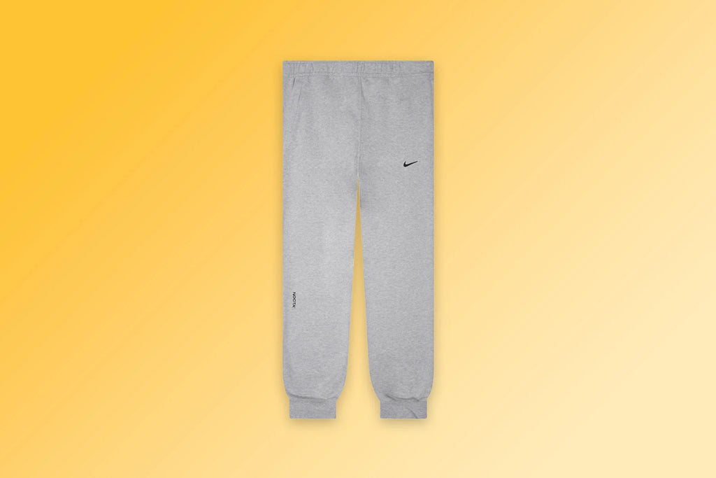 Nike x NOCTA Fleece CS Pants Heather Grey Matte Silver Black