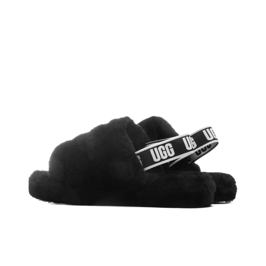 Kids Fluff Yeah Slide Black