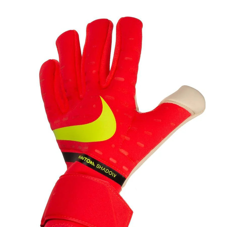 Nike Phantom Shadow Goalkeeper Gloves Bright Crimson White Volt