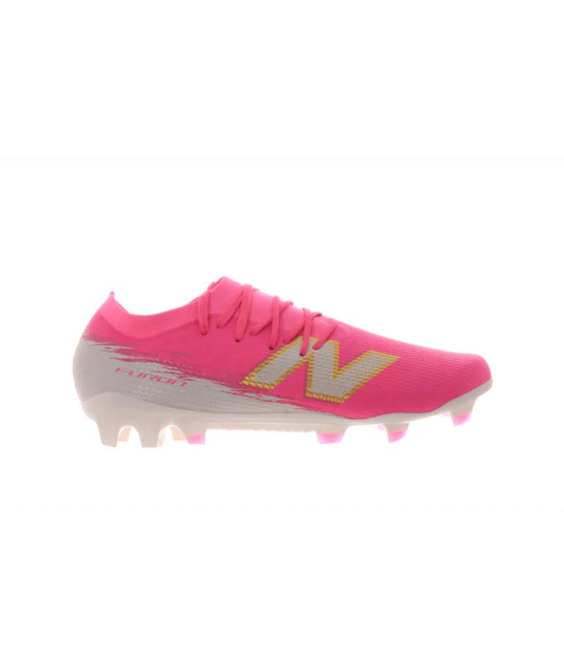 New Balance Furon Team V8 FG Firm Ground Mens Soccer Cleats Pink Heat