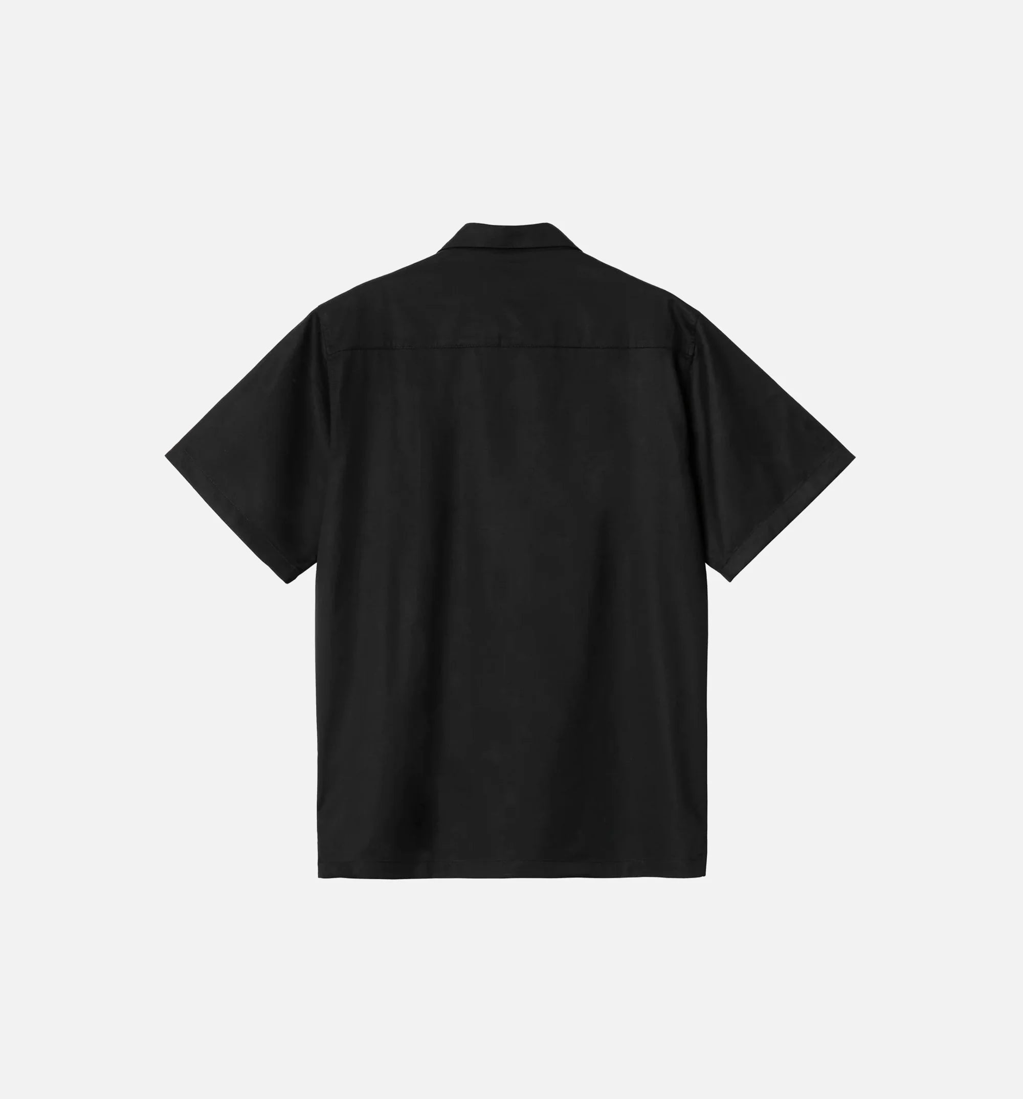 Delray Mens Short Sleeve Shirt Black