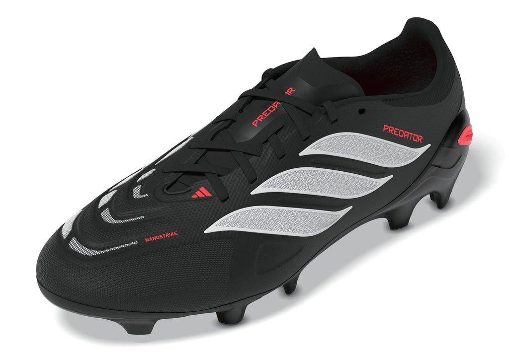 adidas Predator League FG Firm Ground Mens Soccer Cleats Black White Red