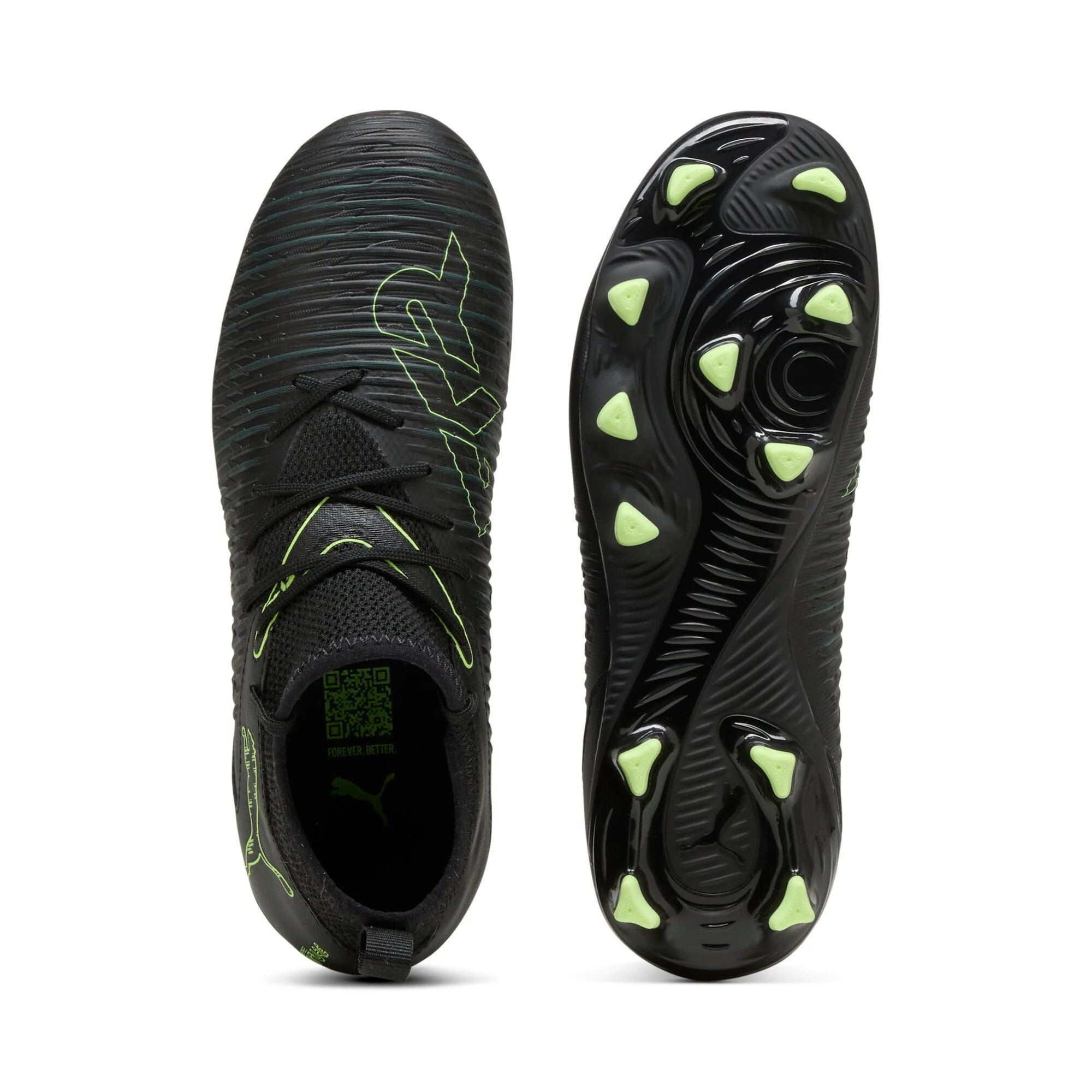 PUMA Future 8 Match FG AG Firm Multi Ground Kids Soccer Cleats Black
