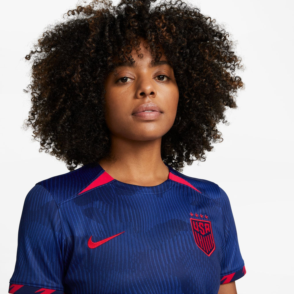 Nike USWNT 2023 Stadium Away Womens Jersey Royal Navy Red