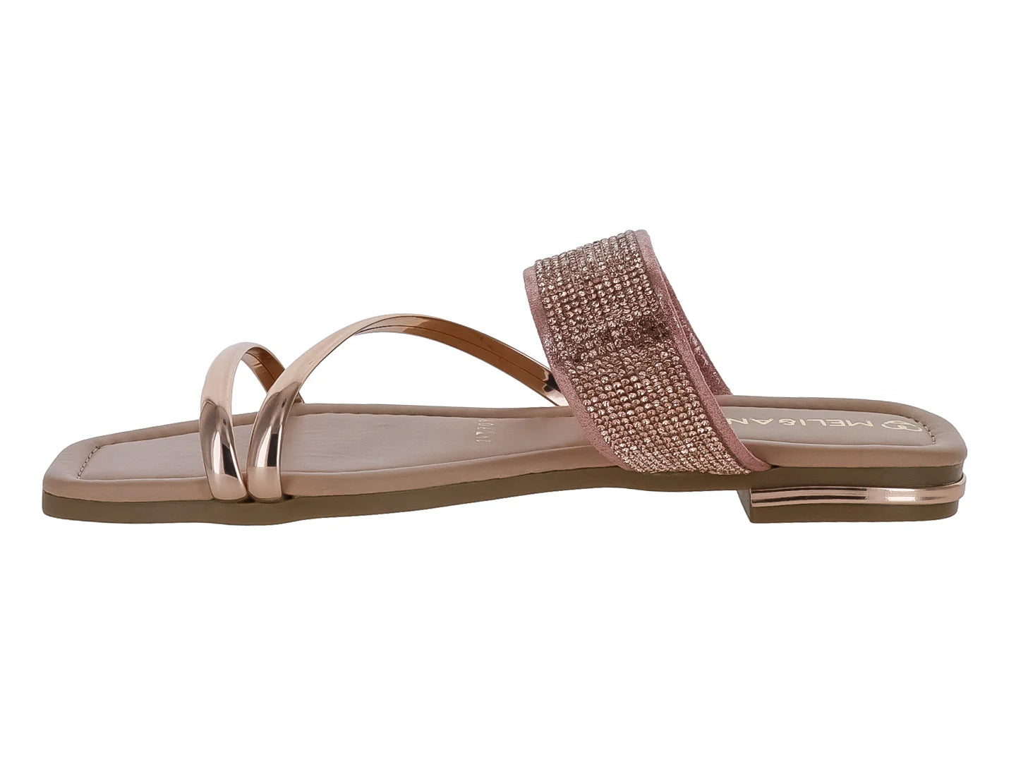 Sandalias Casuales MeliAna Oro Rosado para Mujer