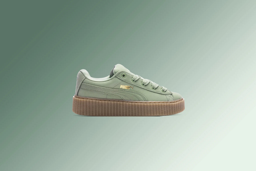 Puma x Fenty Creeper Phatty Nubuck JR Green Fog