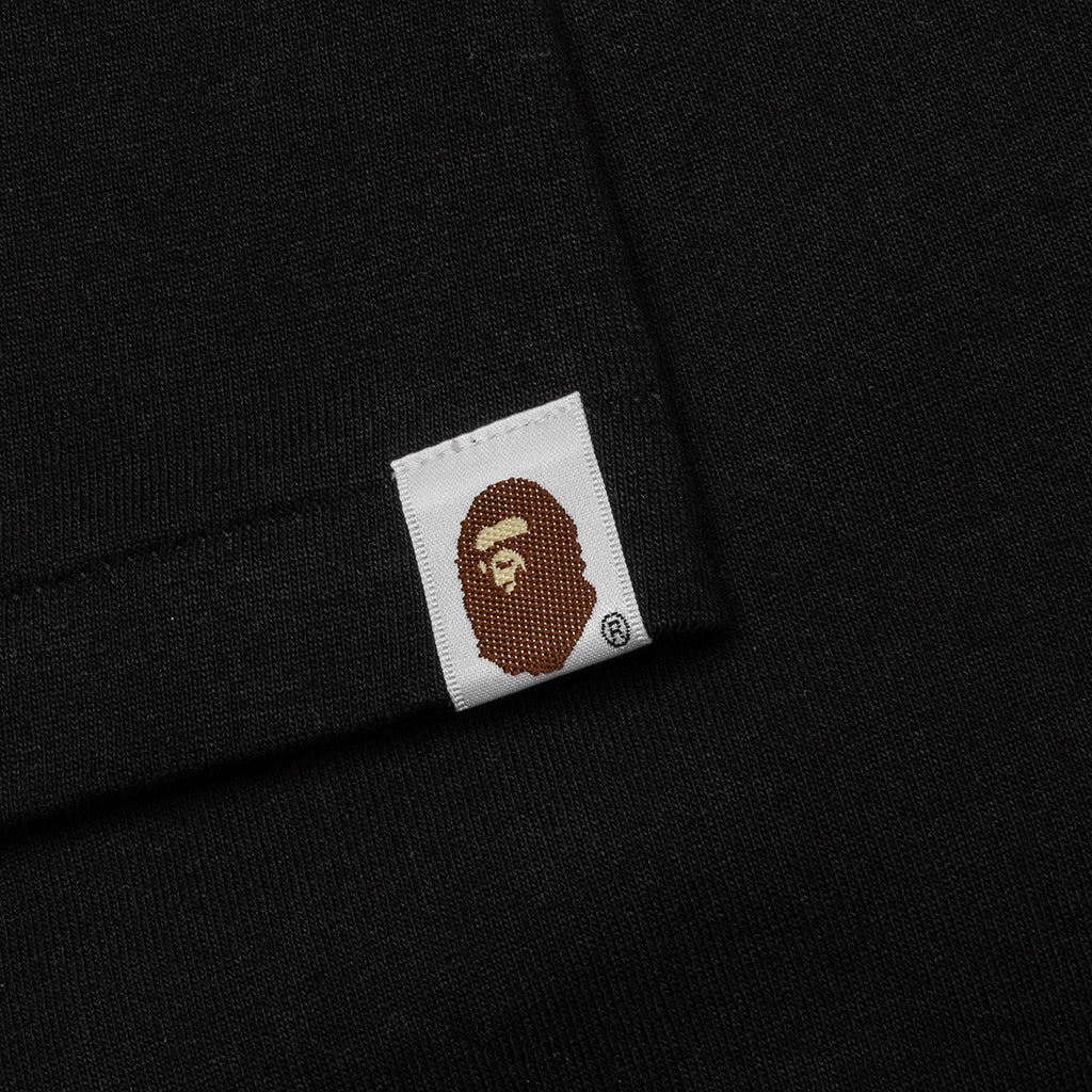 Color Camo Big Ape Head Tee Black Red
