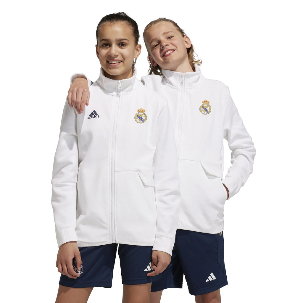 adidas Real Madrid Anthem Jacket White