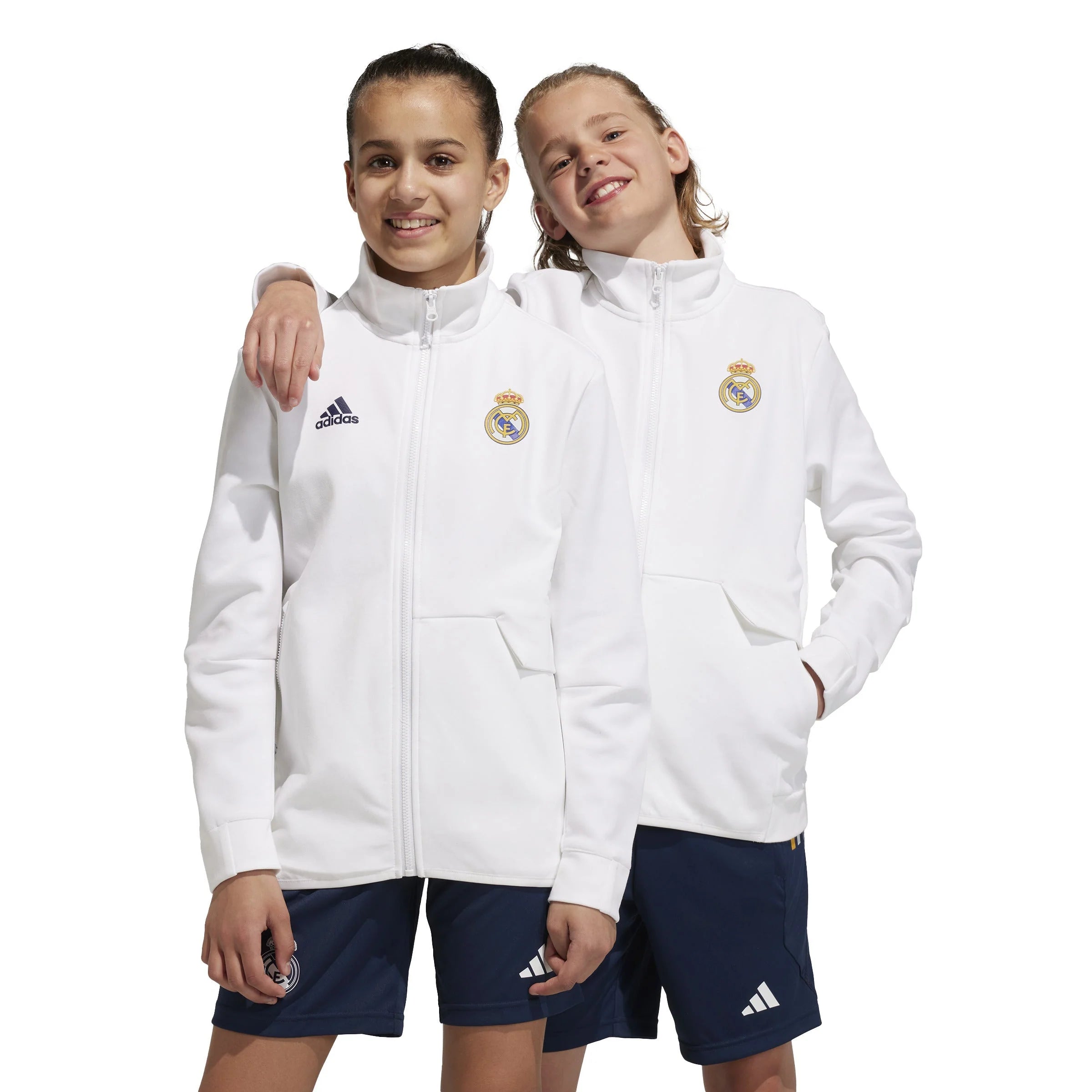 adidas Real Madrid Anthem Jacket White