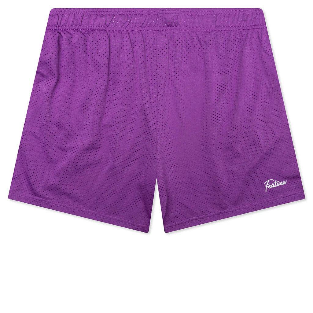 West Mesh Shorts Purple