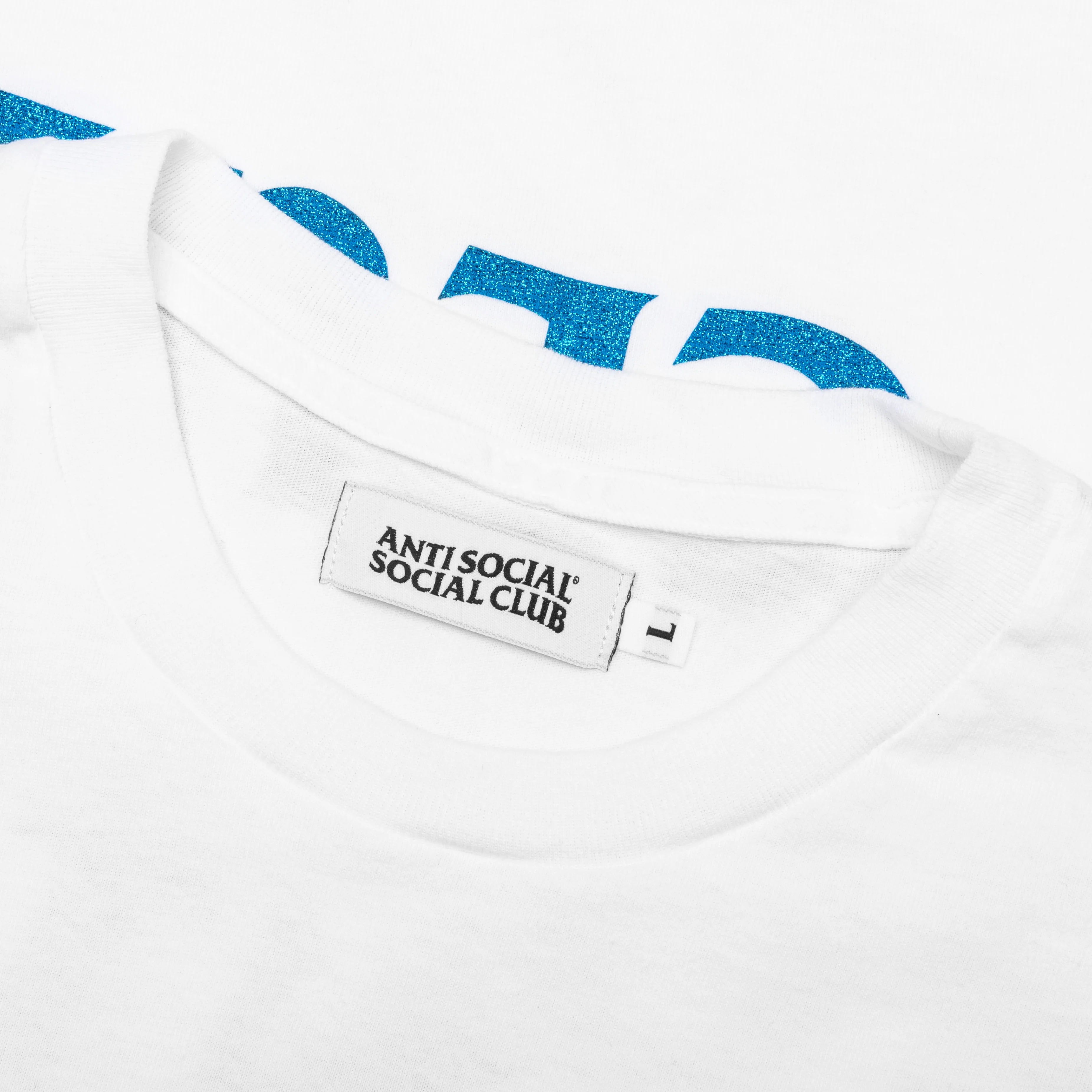 Mind Games Glitter Tee White