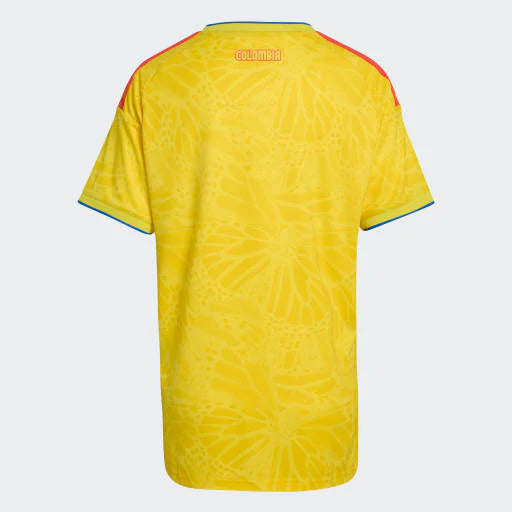 adidas Colombia Home Womens Soccer Jersey 26 Yellow