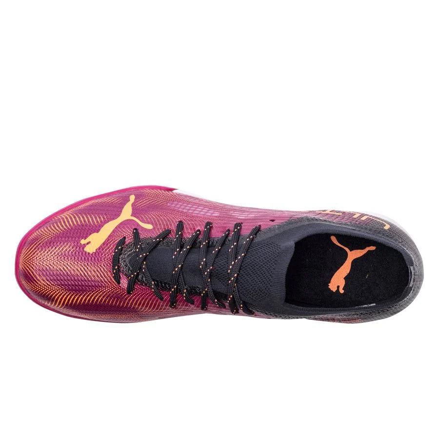 PUMA Ultra 14 Pro Cage Turf Mens Soccer Cleats Fuchsia Neon Citrus Parisian