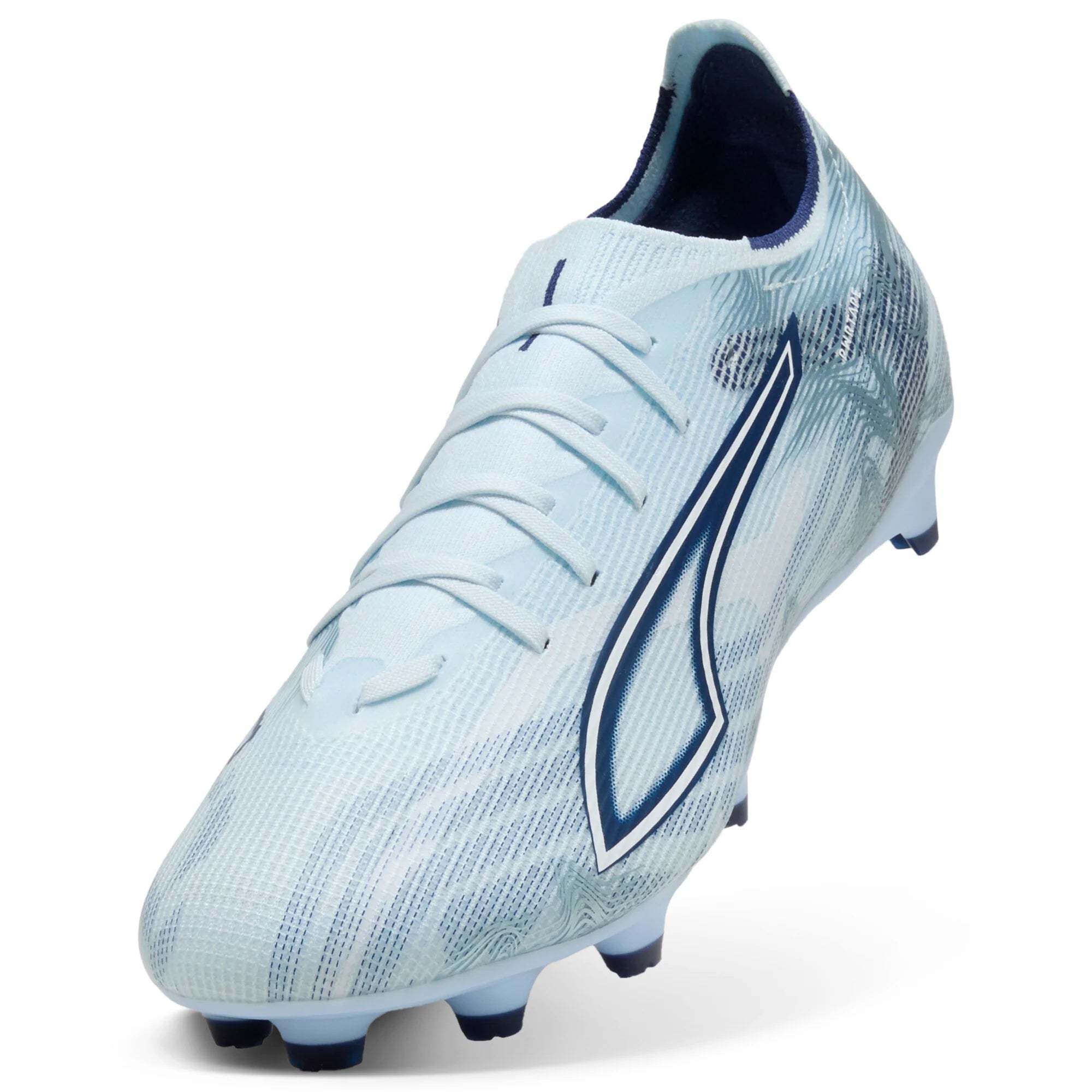 PUMA Ultra 6 Match FG AG Firm Ground Artificial Ground Mens Soccer Cleats Icy Blue White