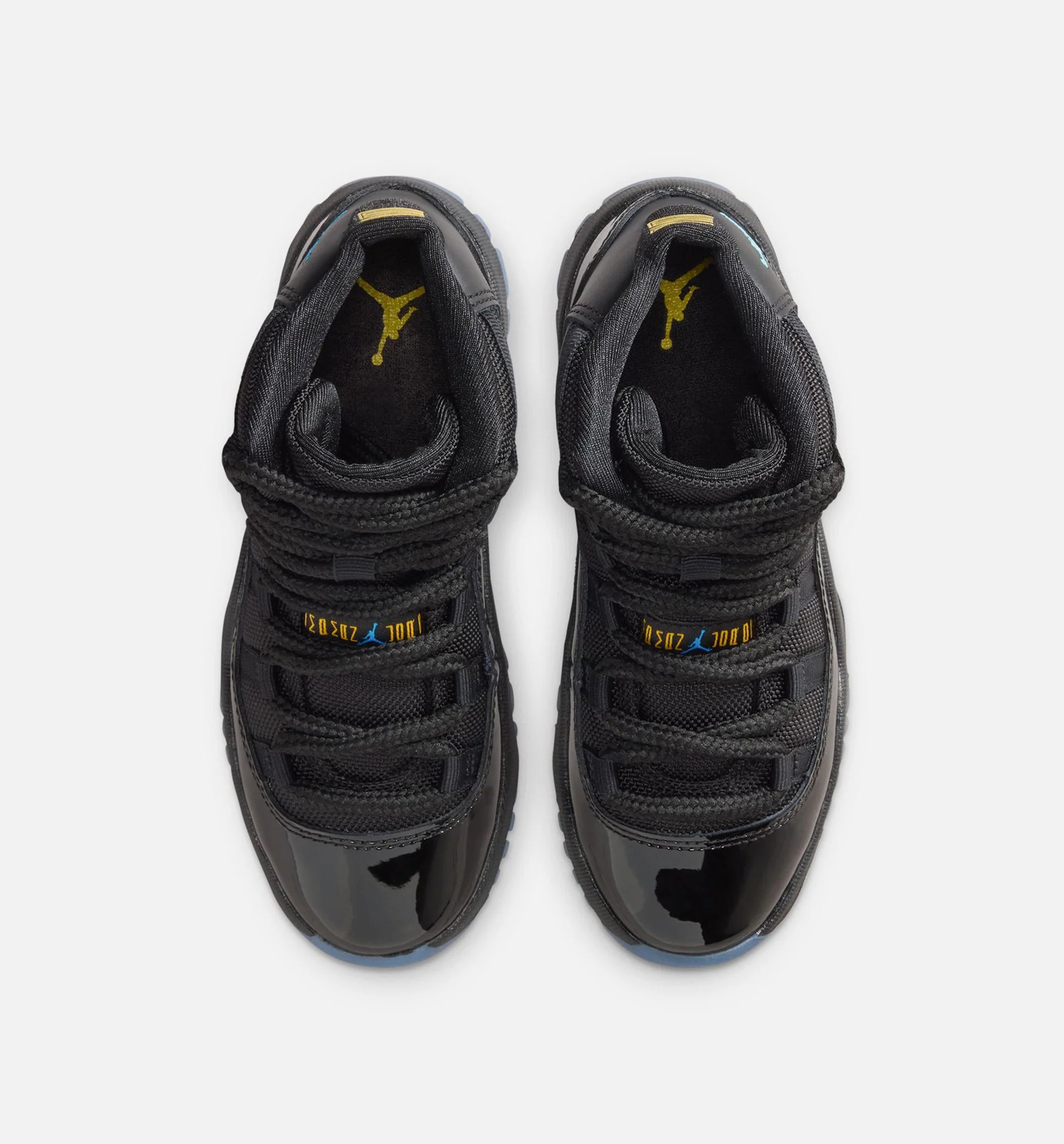 Air Jordan 11 Retro Gamma Preschool Lifestyle Shoe Black Gamma Blue Varsity Maize Limit One Per Customer