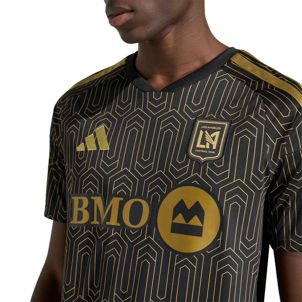 adidas Los Angeles FC Home Mens Soccer Jersey 26 27 Black
