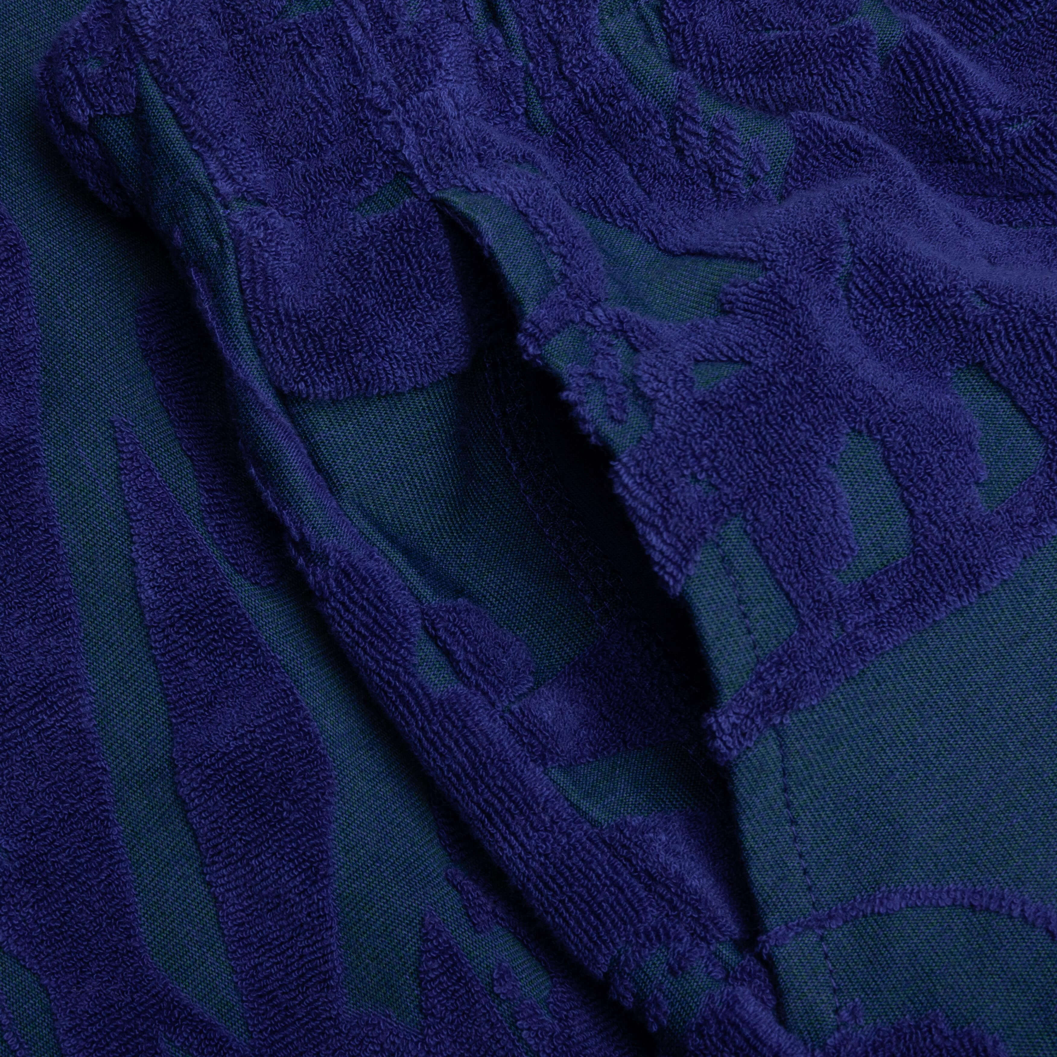 Terry Towelling Short Blue Green