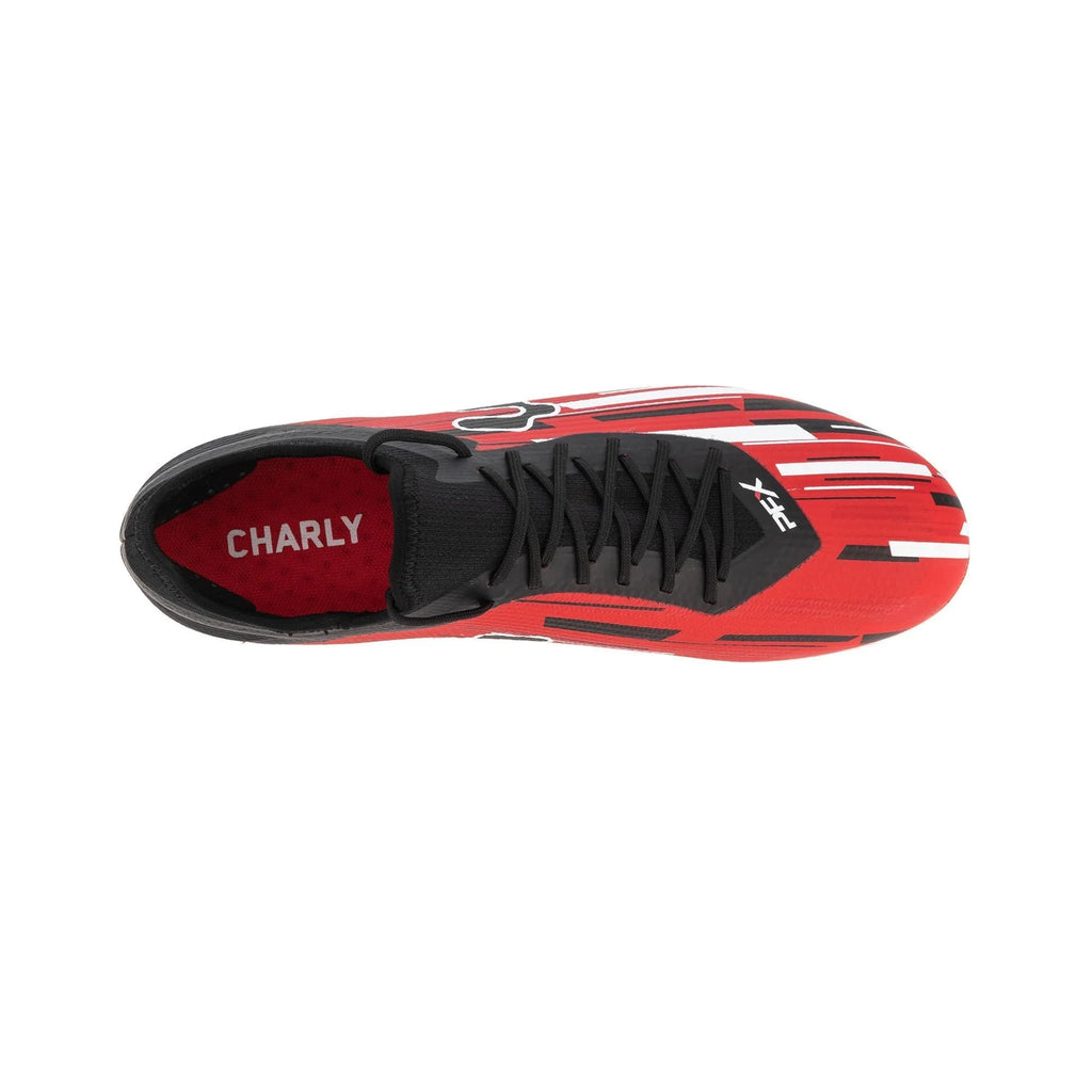 Charly Genesis PFX Soccer Cleats Red Black