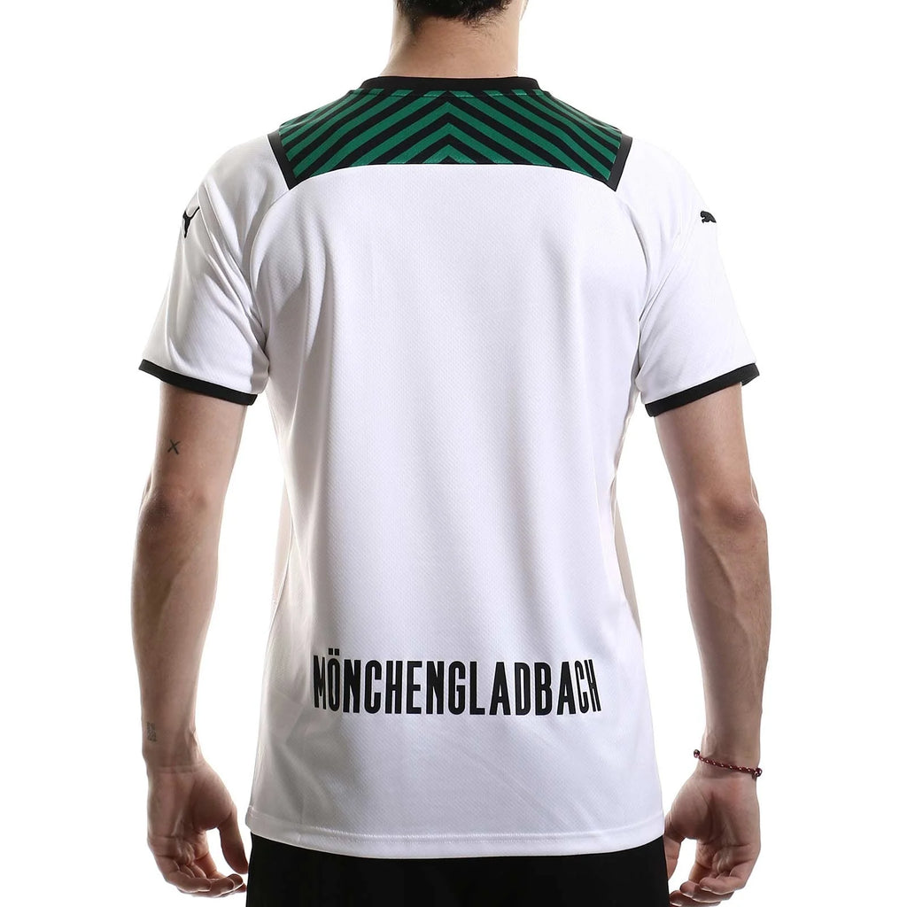 PUMA Borussia Monchengladbach Home Jersey 21 White Power Green