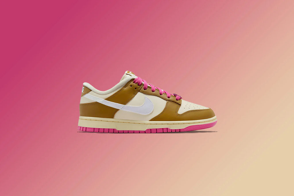 Womens Dunk Low SE Bronzine Coconut Milk Playful Pink