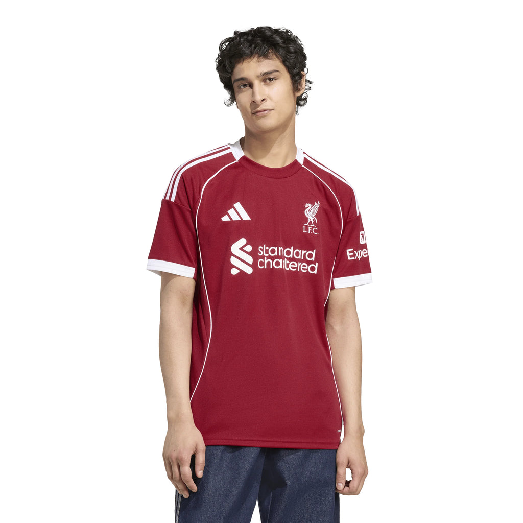 adidas Liverpool FC Home Mens Soccer Jersey 25 26 Red