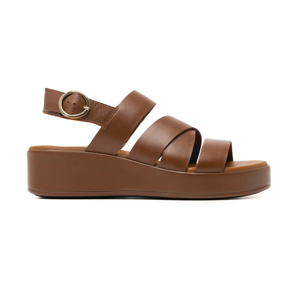 Sandalias Flexi Color Tan para Mujer