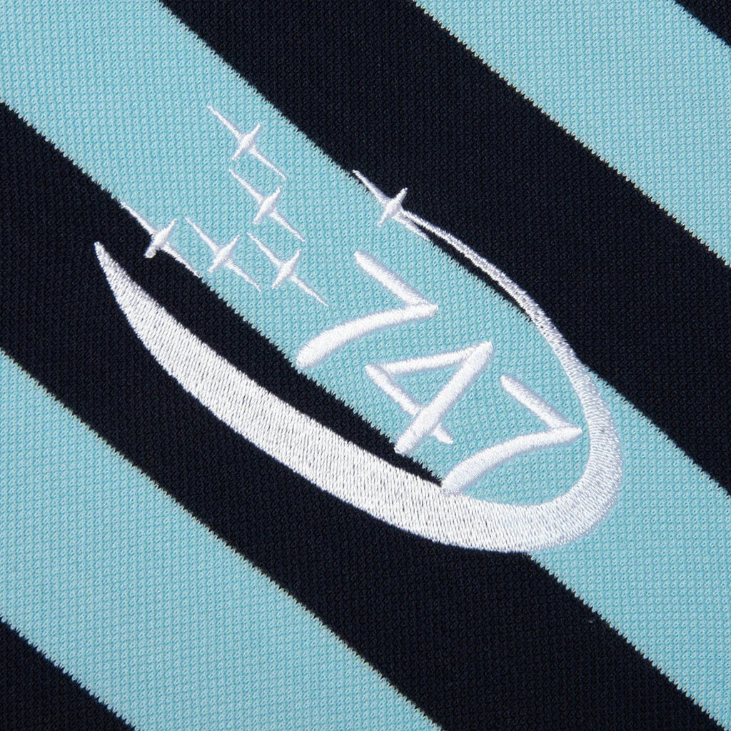 Devilish Polo Blue Stripe