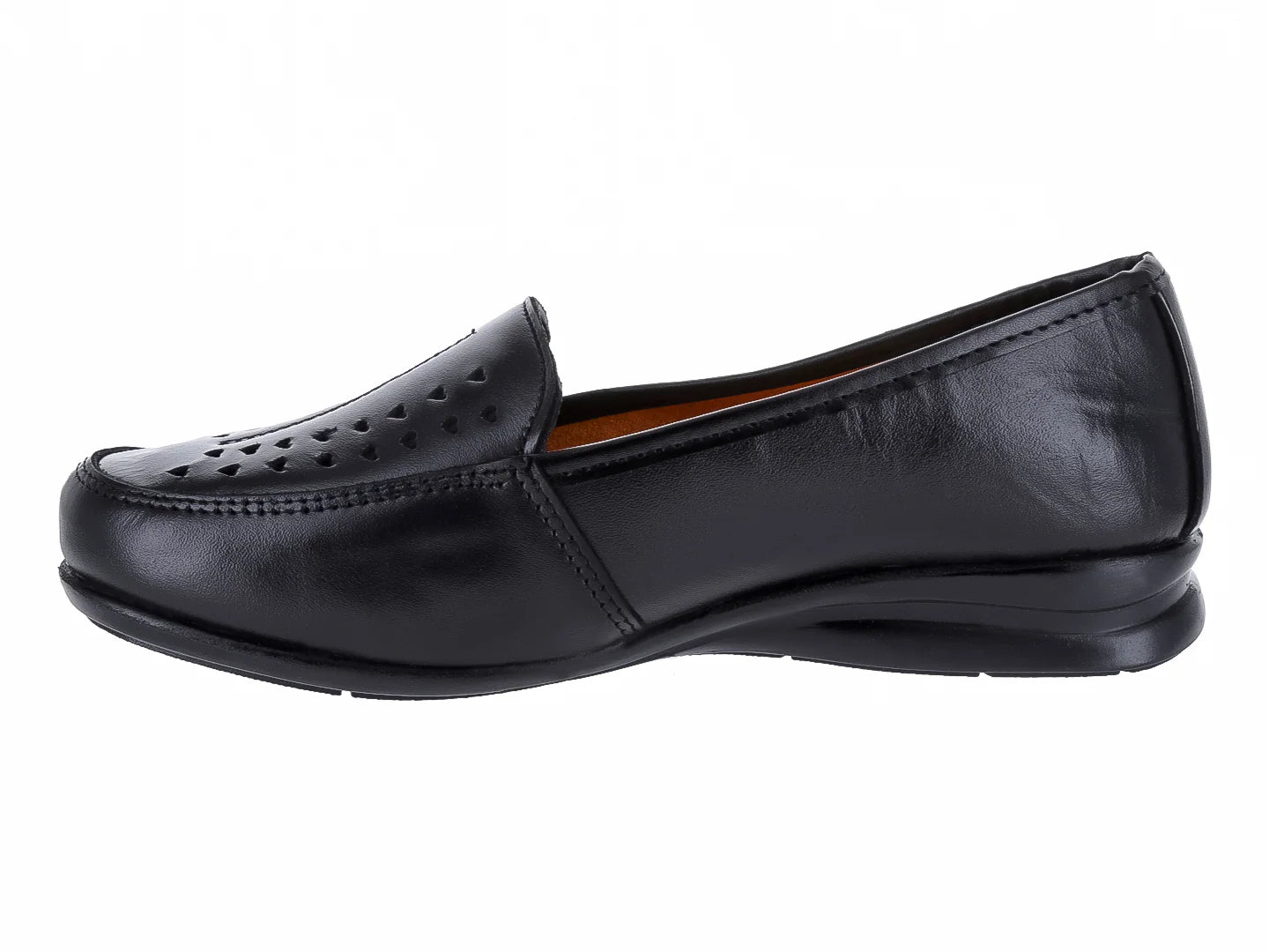 Zapatos Planos Luna Rosa Negro para Mujer