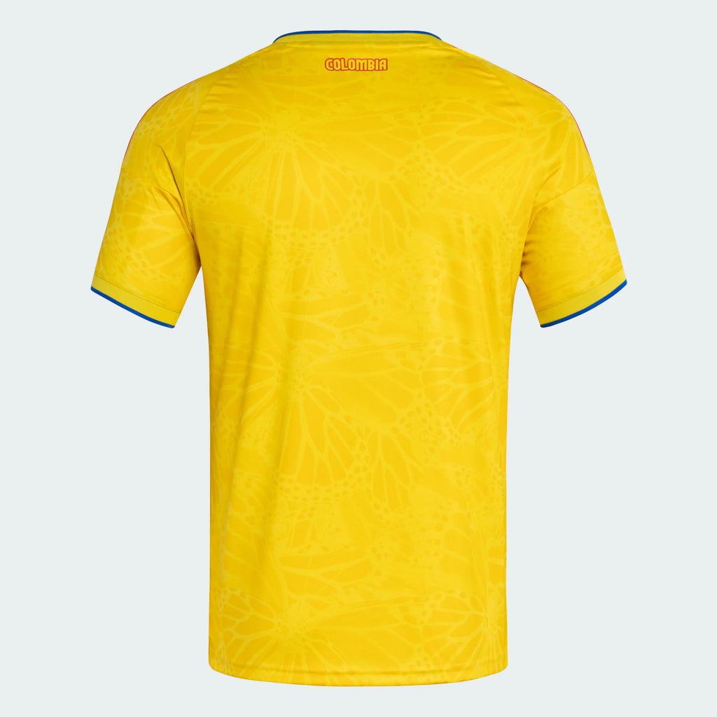 adidas Colombia Home Mens Soccer Jersey 26 Yellow
