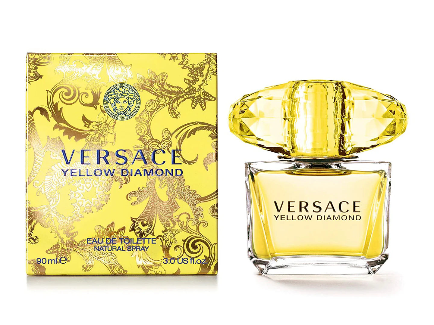 Perfume Versace Yellow Diamond Agua de Tocador Amarillo 30 oz