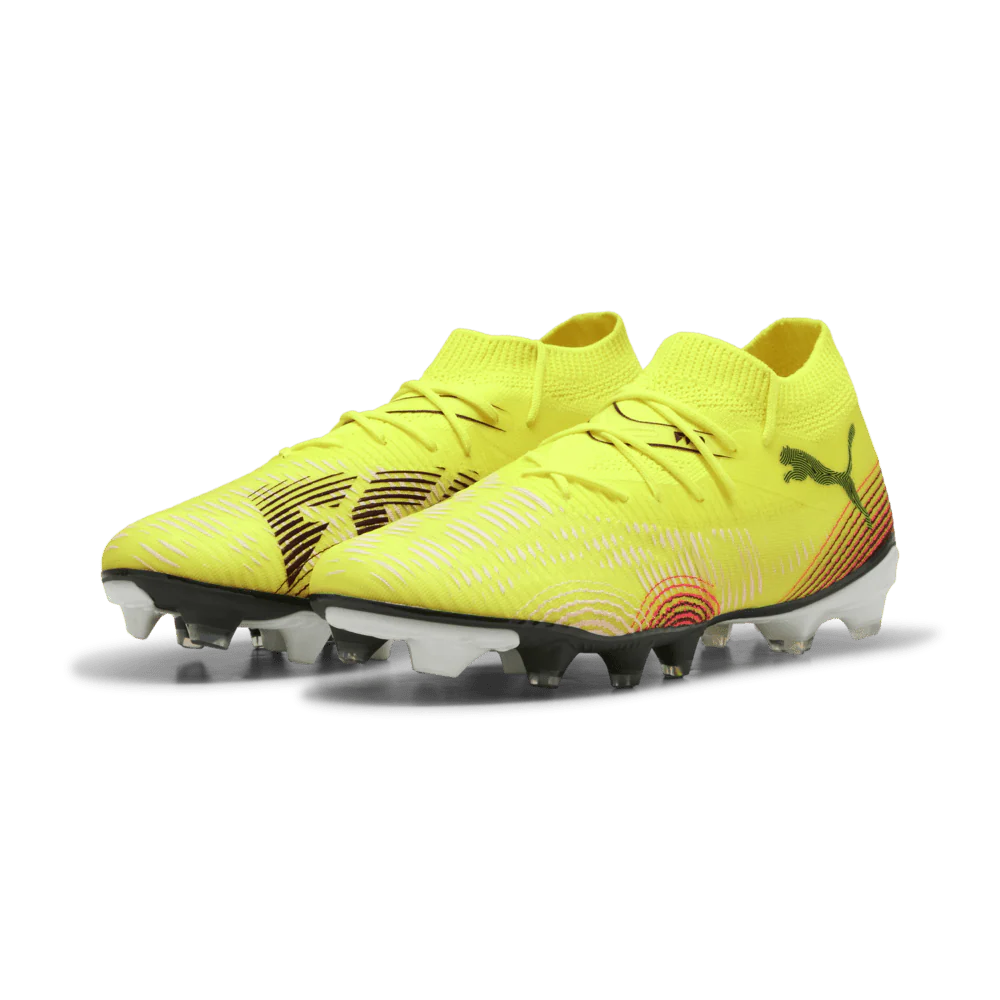 PUMA Future 8 Match FG AG Womens Firm Multi Ground Football Boots Yellow