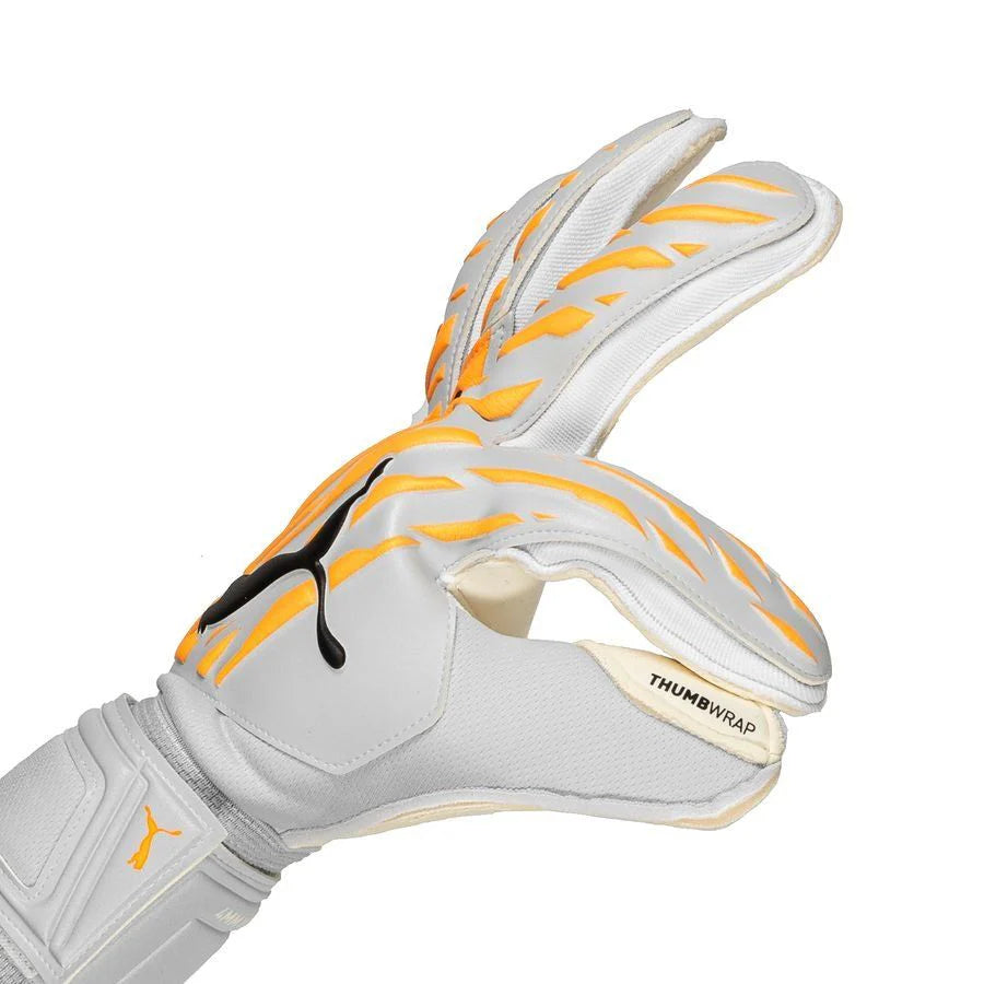 PUMA Ultra Grip 1 RC Goalkeeper Gloves Neon Citrus Silver Black