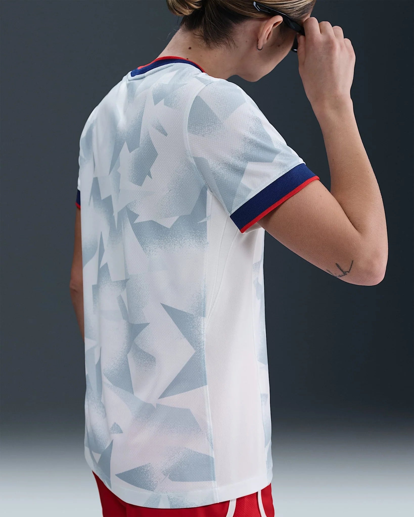 Nike USWNT 2025 Stadium Home Womens Jersey White Rush Blue Challenge