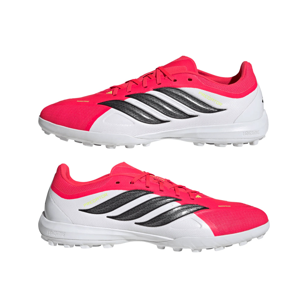 adidas Predator League Fold Over Tongue IN Indoor Mens Soccer Shoes Red Black White