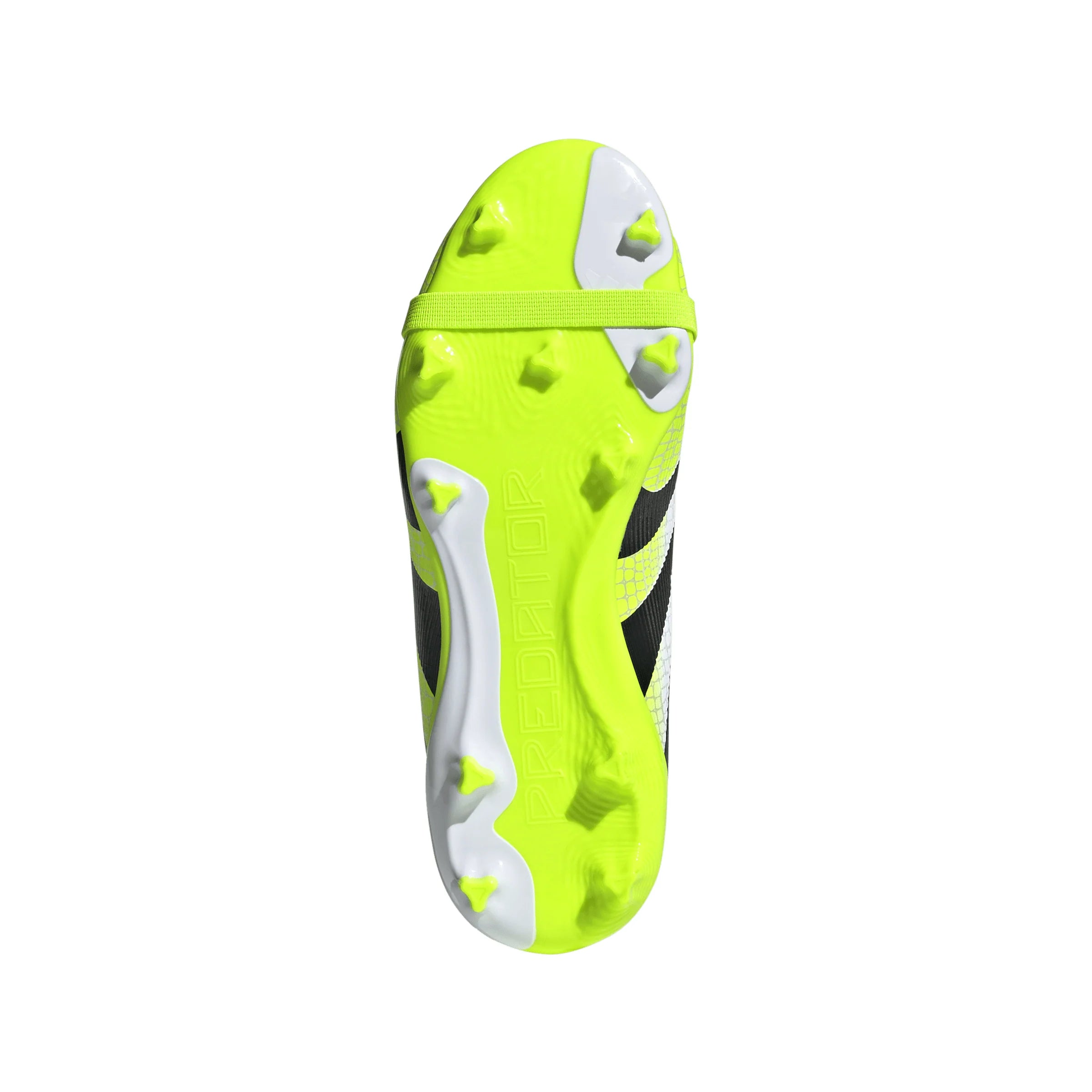 adidas Predator League Fold Over Tongue Youth Firm Multi Ground Soccer Cleats White Black