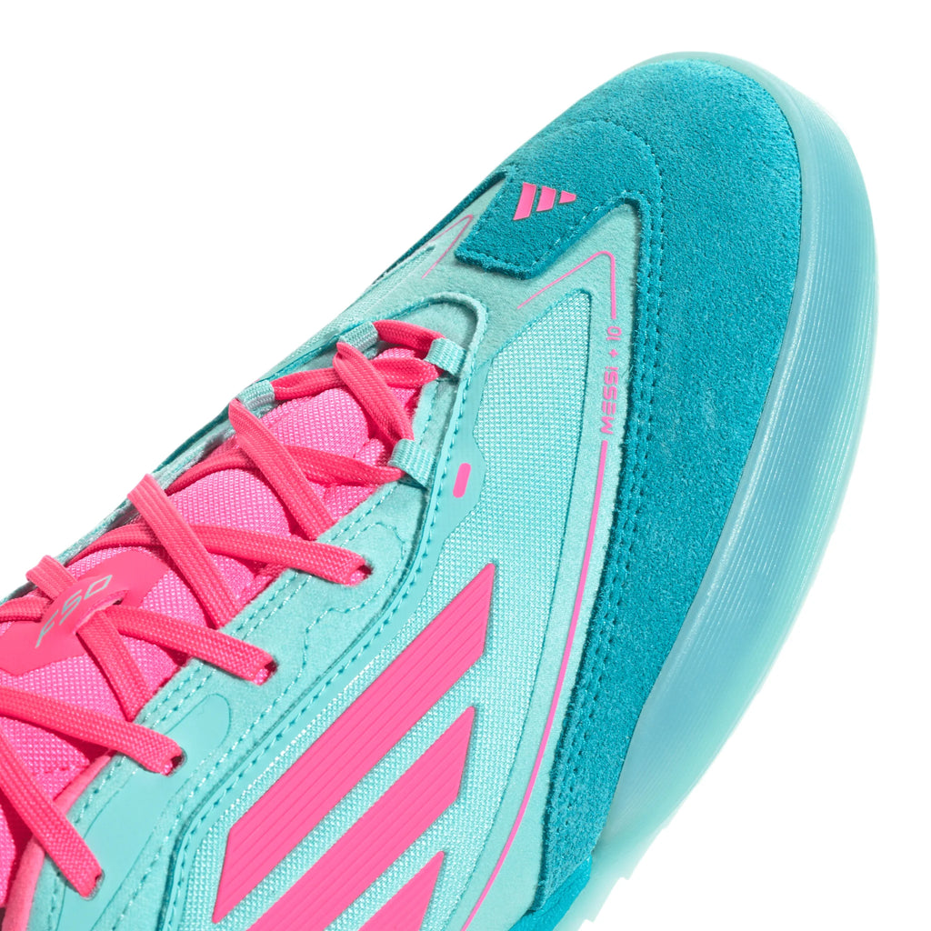 adidas F50 Messi Freestyle Indoor Boots Aqua Pink