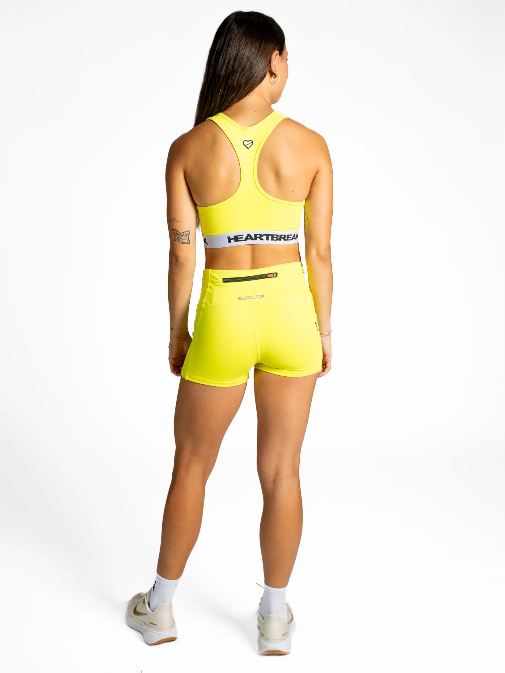 Heartbreak Womens Triple Pocket 2 Running Shorts
