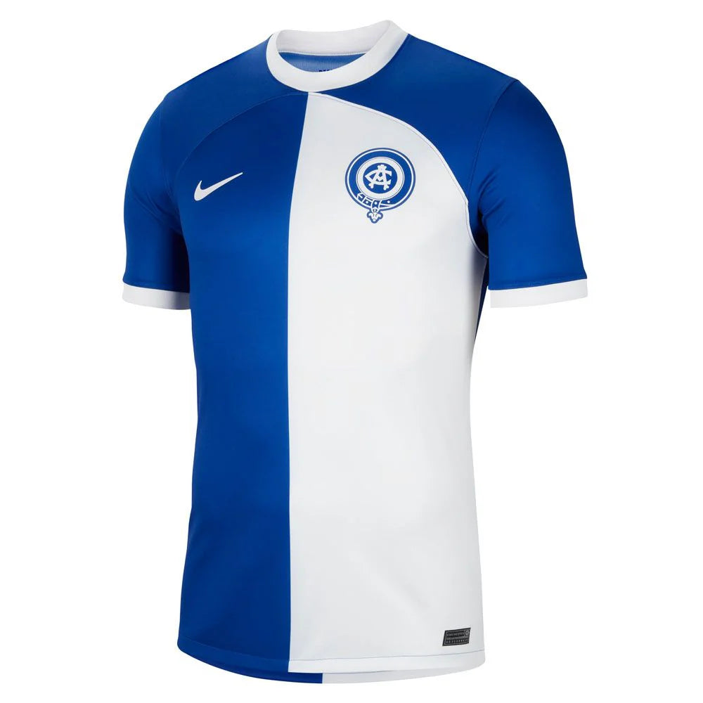 Nike Mens Atletico Madrid 2023 24 Stadium Away Jersey Old Royal White