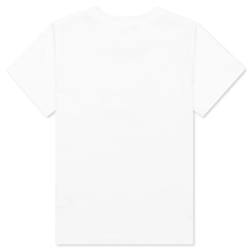 Honeycomb Camo College Tee White Grey