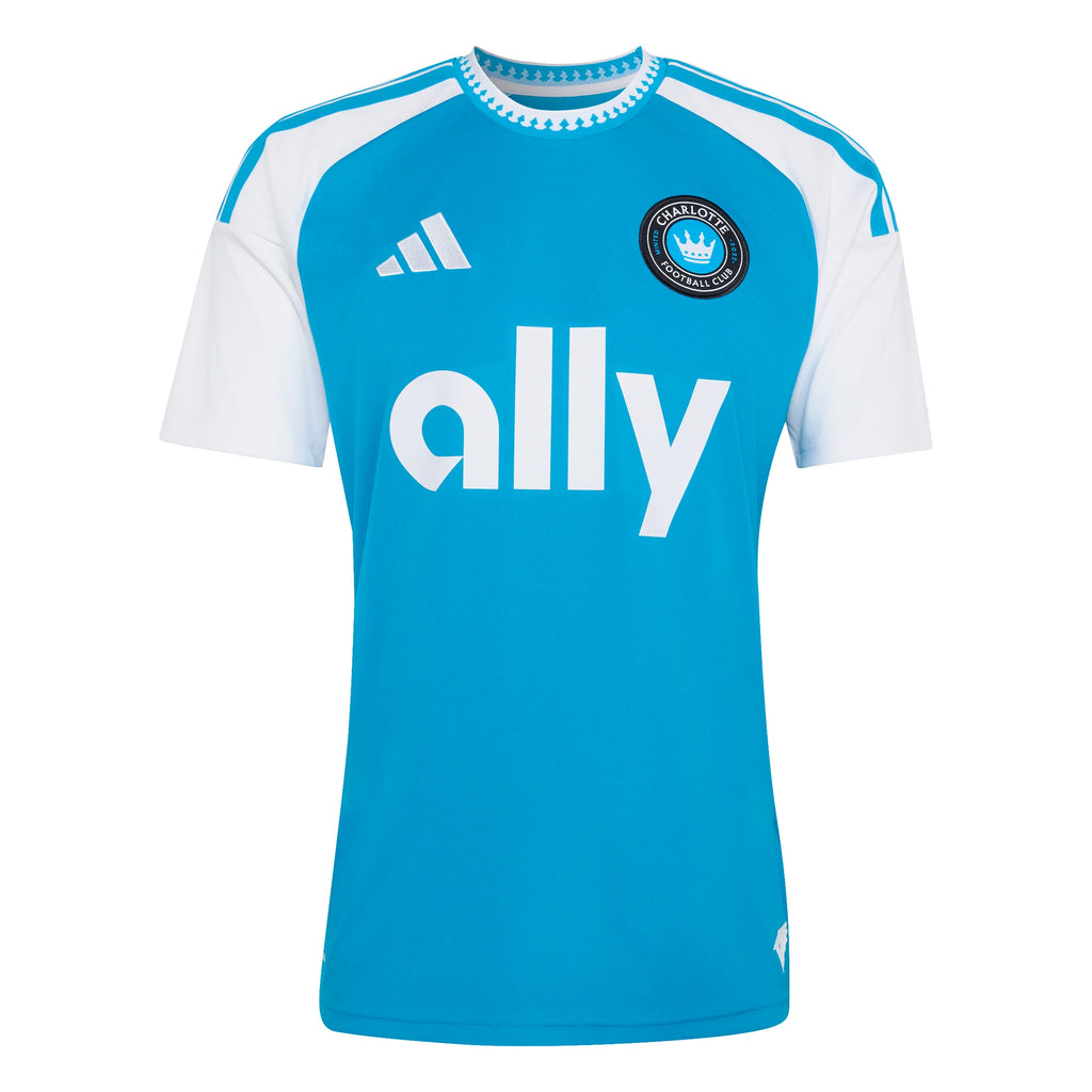 adidas Charlotte FC Home Mens Soccer Jersey 26 27 Blue